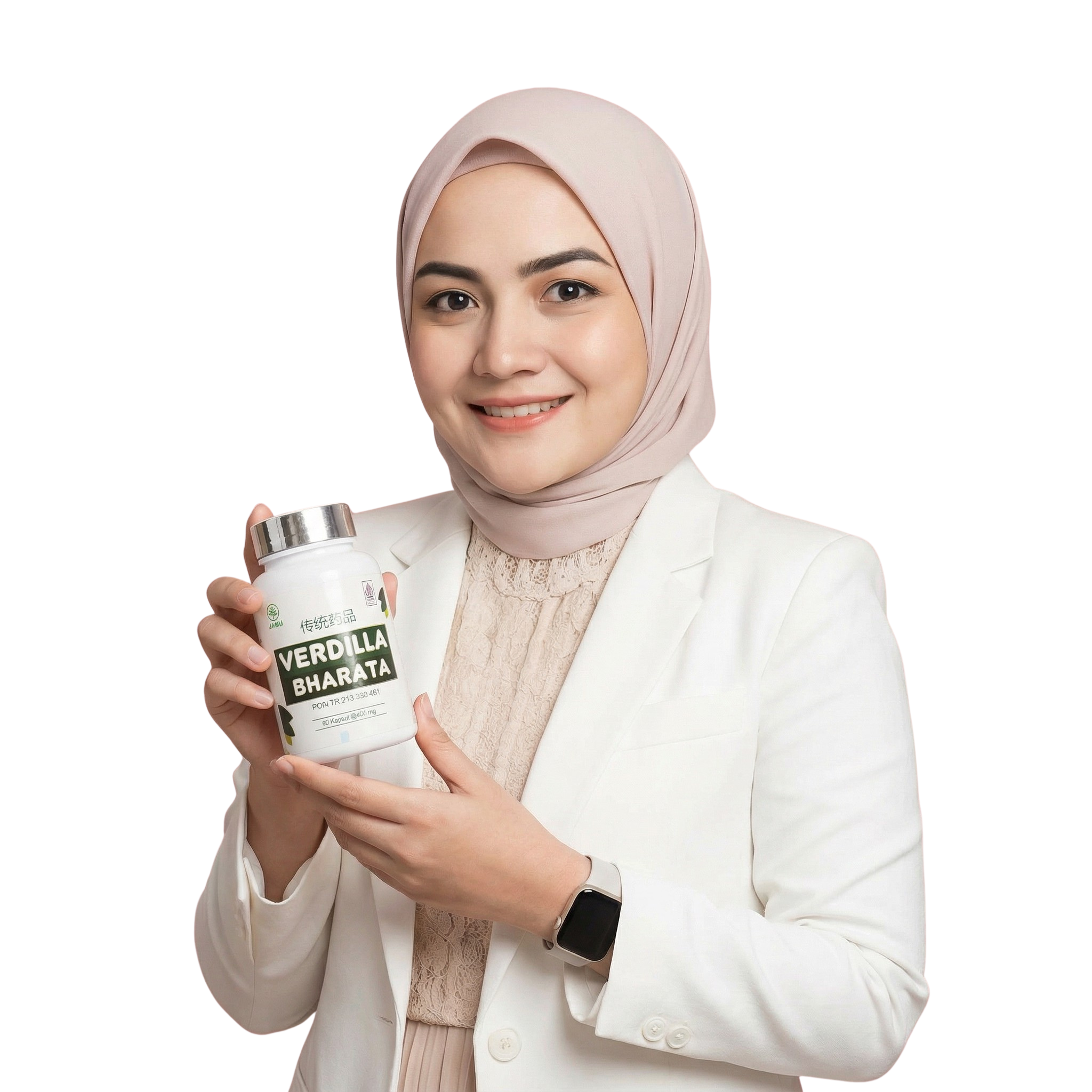 Kemasan asli Verdilla Bharata, terdaftar BPOM TR 213390451